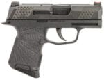Wilson Combat SIGWCP3659B P365  9mm Luger 10+1 (2) 3.10", Black,  X-Tac Pattern Serrated Slide, Polymer Frame, Sunburst Grips, Fiber Optic Sights, Standard Trigger