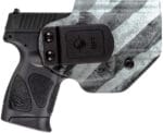 Taurus 1G3C93110CK7 G3C  Compact Frame 9mm Luger 10+1 3.26" Matte Stainless Steel Barrel, Matte Black Tenifer Serrated Steel Slide, Black Polymer Frame w/Picatinny Rail, Black Polymer Grip, Right Hand