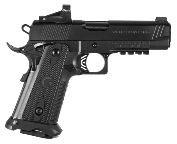 Girsan 395030 Witness2311  9mm Luger 17+1 4.25" Black Steel Barrel, Black Serrated Steel Slide, Black Polymer Frame w/Beavertail & Picatinny Rail, Black Checkered Polymer Grip, Ambidextrous
