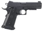 Girsan 395050 Witness2311  45 ACP 11+1 4.25" Black Steel Barrel, Black Serrated Steel Slide, Black Polymer Frame w/Beavertail & Picatinny Rail, Black Checkered Polymer Grip, Ambidextrous