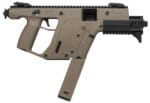 Kriss USA KV90PFD30 Vector SDP Enhanced G2 9mm Luger 40+1 6.50" Black Nitride Threaded Barrel, Flat Dark Earth Picatinny Rail Top & Bottom, MK5M Modular Rail