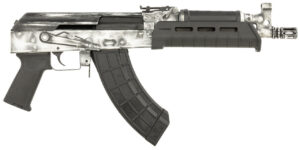 Century Arms HG7673N Draco  (Romanian Made) 7.62x39mm 30+1 6.25" Threaded Barrel, Distressed White Stamped Rec, Magpul Furniture, Enhanced Trigger Group
