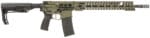 Patriot Ordnance Factory  Renegade +  5.56x45mm NATO 30+1 16.50", OD Green Anodized Rec, Ambi Controls, 3-Port Muzzle Brake, 14.50" M-LOK Handgaurd, Black MFT Minimalist Stock & Engage Grip