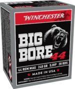 Winchester Big Bore 44 Magnum 240 Grain Jacketed Soft Point Ammunition