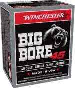 Winchester 45 Long Colt 250 Grain Jacketed Soft Point Ammunition