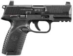 FN 66101013 502 MRD Full Size 22 LR 10+1 4" Black Target Crown Steel Barrel/Black PVD Optic Ready/Serrated Slide/Black Polymer Frame w/Accessory Rail/Black Textured Polymer Grips Ambidextrous