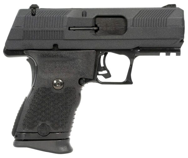 Hi-Point YC9NTB YC9  9mm Luger 10+1 3.93" Black Steel Barrel, Black YC9 Styled/Serrated Slide, Black Polymer Frame w/Picatinny Rail, Black Plastic Grips