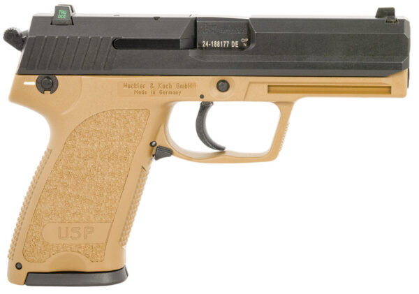 HK 81000356 USP9  TAC  9MM   3-10R FDE  NS V1