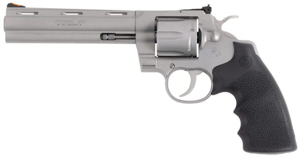 Colt Mfg PYTHONSM6RTS Python  357 Mag 6 Shot, 6" Recessed Target/Vent Rib