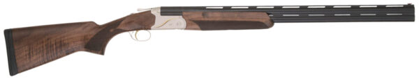 TriStar 33146 Trinity II LT Over/Under 28 Gauge Break Open 2.75" 2rd 28" Blued Barrel, Silver Aluminum Rec, Deluxe Walnut Furniture, Fiber Optic Sight, 5 Chokes