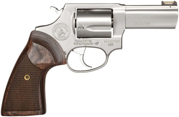 Taurus 2-605EX39 605 Executive Grade 357 Mag/38 Special +P 5rd 3" Polished Stainless Steel Barrel, Cylinder & Frame, Brass Rod Front/Fixed Rear Sights, Altamont Wood Grip, Includes Nanuk Case