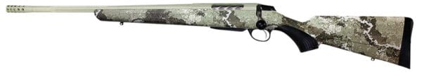 Tikka JRTXVA482 T3x Lite 6.5 Creedmoor 3+1 24.30" Fluted/Threaded, Desert Verde Cerakote Barrel/Rec, Veil Alpine Synthetic Stock, Interchangeable Grip, Muzzle Brake Left Hand
