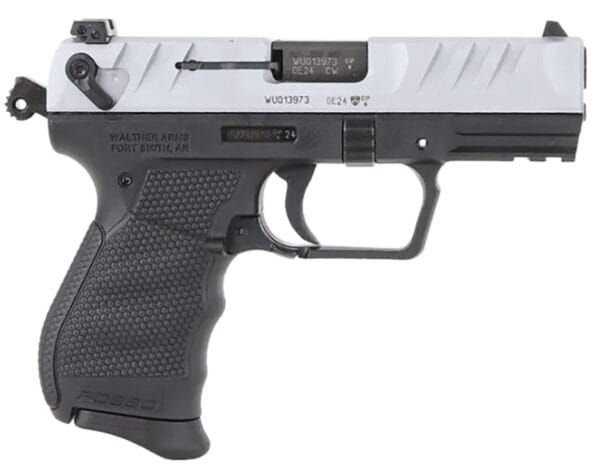 Walther Arms 5050509 PD380  380 ACP 9rd 3.70" Nickel Steel Slide Black Ambidextrous