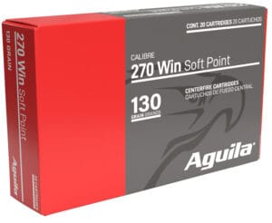 Aguila 270 Winchester 130 Grain Soft Point Rifle Ammunition