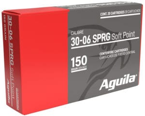 Aguila 30-06 Springfield 150 Grain Soft Point Rifle Ammunition