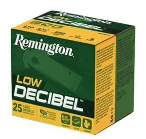 Remington Low Decibel 410 Bore Number 9 Shot 2-1/2 Inch 1/2 Ounce 25 Round Shotgun Ammunition