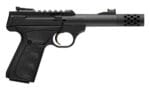 Browning 051594490 Buck Mark Micro Bull SR 22 LR 10+1 4" Matte Black Threaded Bull Barrel, Matte Black Optic Ready/Serrated Slide, Matte Black Aluminum Frame, Picatinny Rail, Black Overmolded URX Grip