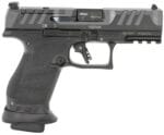 Walther Arms 2884976 PDP Pro-E 9mm 18rd 4" Black Steel Slide