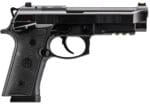 Beretta USA J92XFMSDA15 92GTS  9mm Luger 15+1 4.70" Black Inox Steel Barrel, Black Cerakote Optic Ready/Serrated Steel Slide + Aluminum Frame w/Beavertail & Picatinny Rail, Ambidextrous
