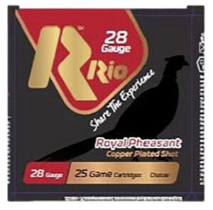 Rio Ammunition Royal Pheasant 28 Gauge 2-3/4 Inch Number 5 Shot Shotgun Ammunition
