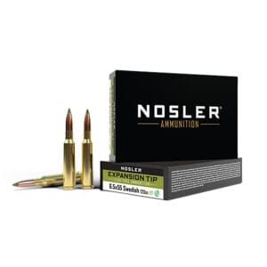 Nosler 6.5x55 Swedish 120 Grain Expansion Tip Ammunition
