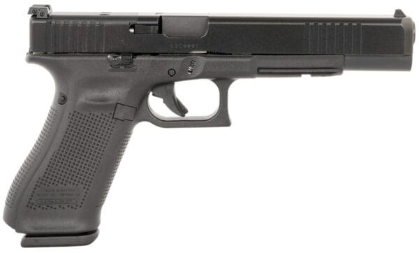 Glock PA163S103MOS G17L Gen5 MOS Full Size Frame 9mm Luger 17+1 6.02" Black Long Barrel, Black Cerakote MOS Cut/Serrated Steel Slide, Black Polymer Frame w/Picatinny Rail, Black Textured Grip