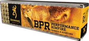 Browning BPR Performance Rimfire 22 LR 40 Grain Hollow Point Ammunition
