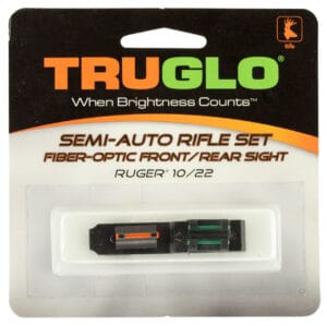 Truglo 10/22 Fiber Optic Replacement Sight Set with Elevation Adjustment