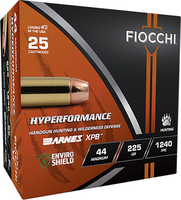 Fiocchi Hyperformance 44 Magnum 225 Grain XPB Ammunition
