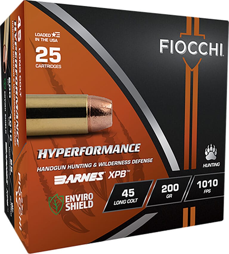 Fiocchi Hyperformance 45 Long Colt 200 Grain XPB Ammunition