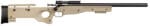 Crickett KSA2150 Precision  Full Size 22 LR Single Shot 16.10" Blued Threaded Bull Barrel, Blued Crickettinny Rail Steel Receiver, Flat Dark Earth Synthetic Adj LOP Stock