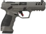SAR USA SAR9G3PT SAR9 Gen3 Full Size Frame 9mm Luger 17+1 4.40" Black Steel Barrel, Platinum Cerakote Serrated Steel Slide, Platinum Cerakote Polymer Frame w/Picatinny Rail, Black Polymer Grip