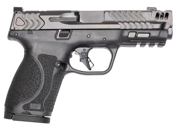 Smith & Wesson 13989 M&P9 2.0 Compact Frame 9mm 15+1 4.22" Stainless Armornite Gray Stainless Steel Slide Black Textured Grip
