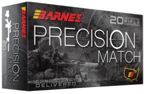 Barnes Precision Match 223 Remington 55 Grain Ammunition
