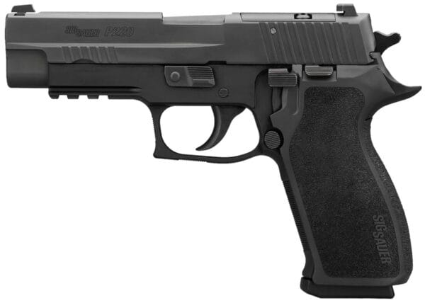 Sig Sauer 220R45BSER2 P220  Full Size Frame 45 ACP 4.40" Nitron Stainless Steel Slide Black Anodized Black E2 Grip