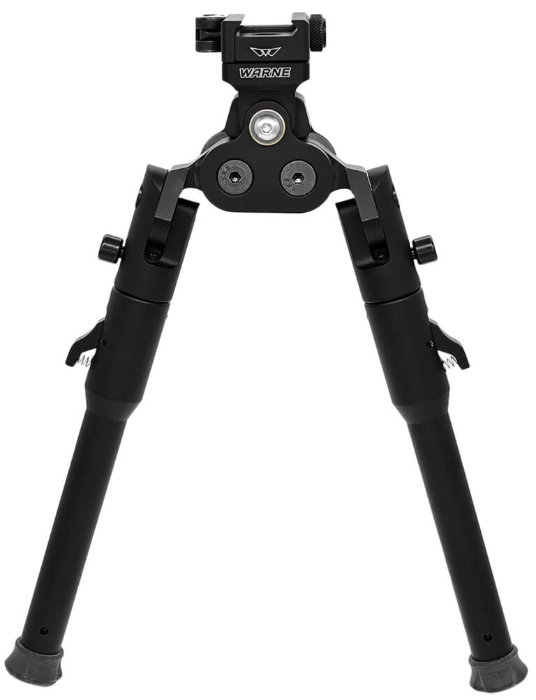 Warne Skyline Pro Bipod Black Anodized Quick Detach Picatinny Accessory