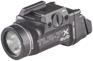 Streamlight 69405 TLR-7 X Sub USB  Black Anodized 500 Lumens  White LED Glock 43X MOS/48 MOS/43X/48