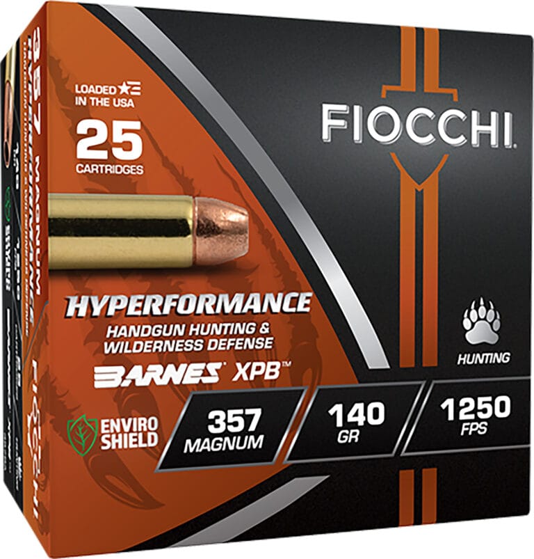 Fiocchi Hyperformance 357 Magnum 140 Grain XPB Ammunition