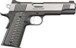 Kimber Mfg.,inc 3000239 Eclipse Custom 10mm 8+1 5" Charcoal Gray Brushed-Polished Flats Stainless Steel Slide Front strap checkering G-10 Grip