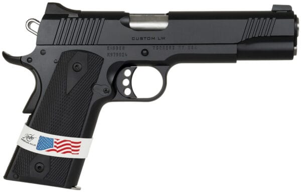 Kimber Mfg.,inc 3000500 Custom LW Liberty 45ACP 7+1 5" KimPro Black Front Serrations Steel Slide ANKA Grip