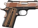 Kimber Mfg.,inc 3200373 Rose Gold Ultra II 45ACP 7+1 3" Rose Gold PVD Coating Stainless Steel Slide KimPro Matte Black G10 Grip