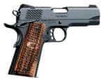 Kimber Mfg.,inc 3200118  Pro 45 ACP 8+1 4" Steel Slide Matte Black Zebrawood w/ Scale Pattern and Kimber Logo Grip