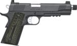 Kimber Mfg.,inc 3200337 Custom TLE/RL II 45 ACP 7+1 5.50" Stainless Threaded Barrel, Matte Black Serrated Steel Slide, Matte Black Stainless Steel Frame w/Beavertail & Picatinny Rail, Black G10 Grip
