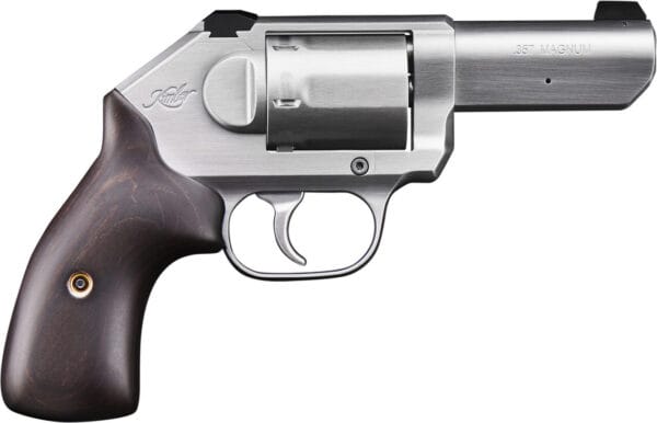 Kimber Mfg.,inc 3400011 K6S Stainless 3 357 Mag 6rd 3" Walnut Grip
