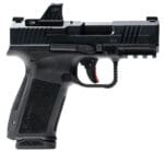 Century Arms HG7882VN Mete MC9L 17+1 9mm Luger Black Sub-Compact Frame 3.18" Steel Barrel Black, Nitride Serrated Steel Slide, Black Polymer Frame w/Picatinny Rail, MeCanik MO1 Red Dot