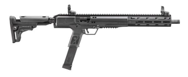Ruger 19307 LC Carbine Standard 10mm Auto 30+1 16.25" Threaded Barrel Black Anodized Aluminum Alloy Receiver Alloy Steel Receiver Folding Adjustable Black