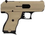 Hi-Point 916FDE C9  9mm Luger 8+1 3.50" Steel Barrel, FDE Serrated Slide, FDE Polymer Frame/Grips
