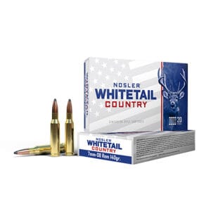 Nosler Whitetail Country 7mm-08 Remington 140 Grain Solid Base Rifle Ammunition
