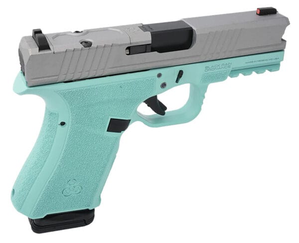 Black Rain Ordnance FL9MMTIFFSM   Compact Frame 9mm 15+1 4" Stainless Steel Slide
