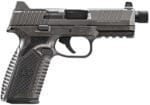 FN 66-101952 510 Tactical 10mm 22+1 4.71" Black Steel Threaded Barrel, Gray PVD Optic Cut/Serrated Stainless Steel Slide & Polymer Frame w/Picatinny Rail, Interchangeable Backstrap Grip